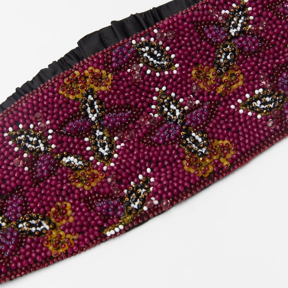 Zara limited edition beaded sash belt you can’t miss - Picture 4 of 5